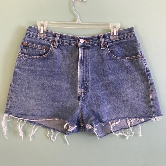 Vintage 1990s Cutoff Gap Jean Shorts - Picture 1 of 3